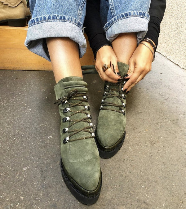 FALL GREEN Boots